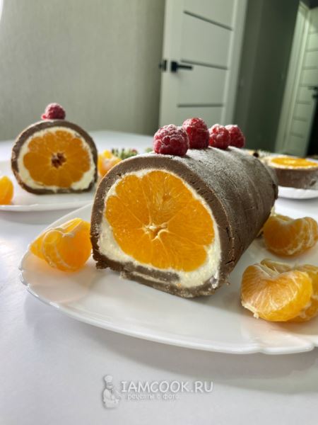 Мандариновый рулет