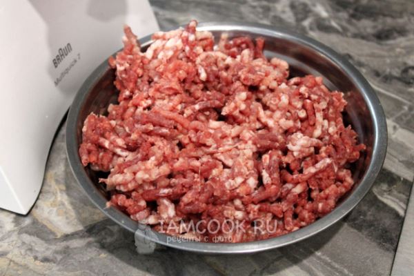 Фарш с сушеными грибами