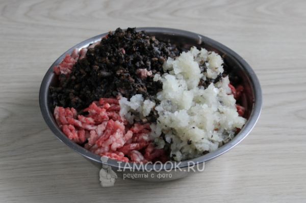Пельмени с сушеными грибами