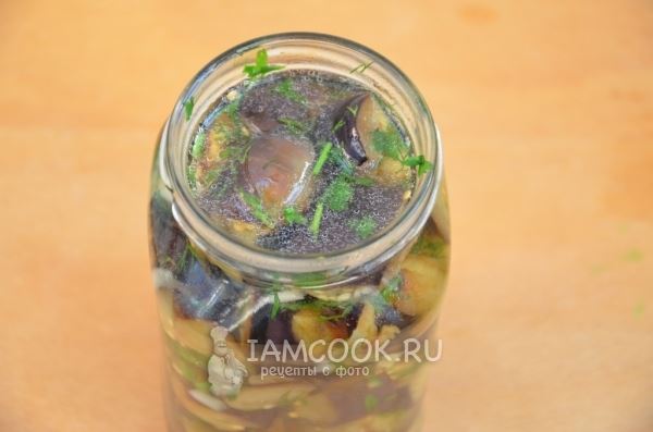 Соленые баклажаны с чесноком на зиму