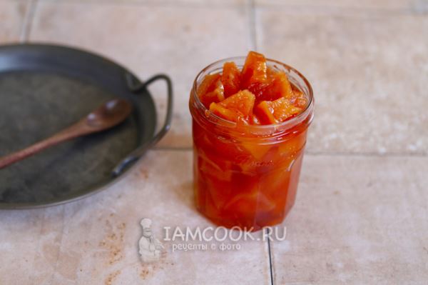 Варенье из айвы в духовке