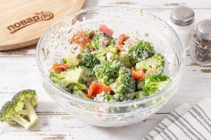 Брокколи с творожным сыром