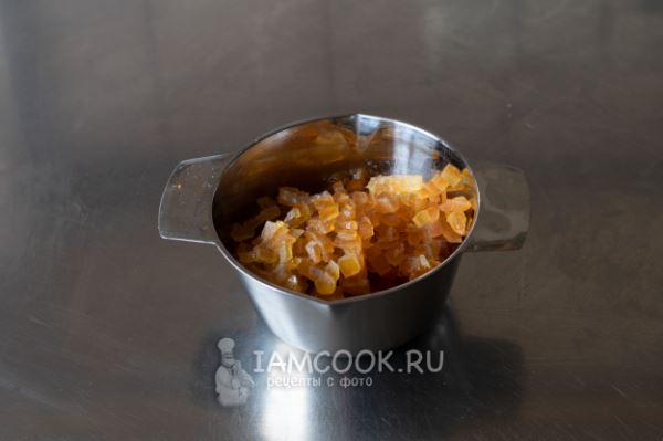 Печенье с апельсиновыми цукатами