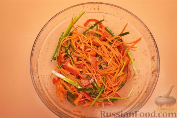 Хе из куриных желудков по-корейски