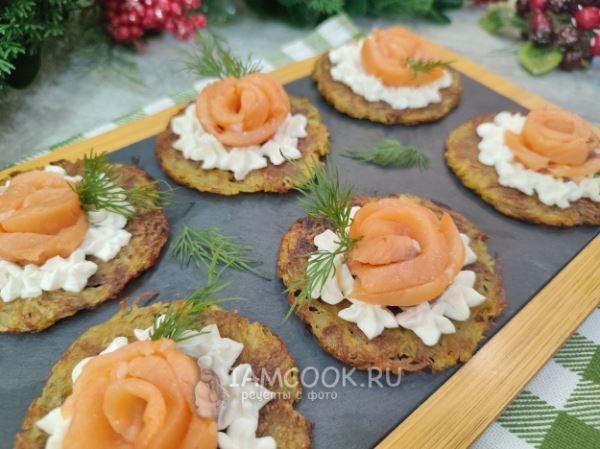 Закуска из красной рыбы с творожным сыром