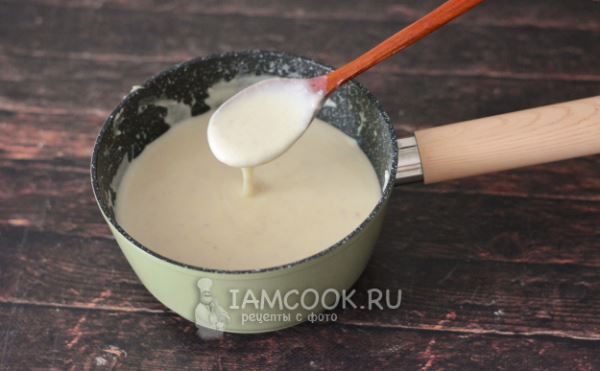 Сырный крем-суп с беконом