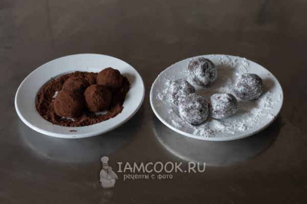 Конфеты с брусникой