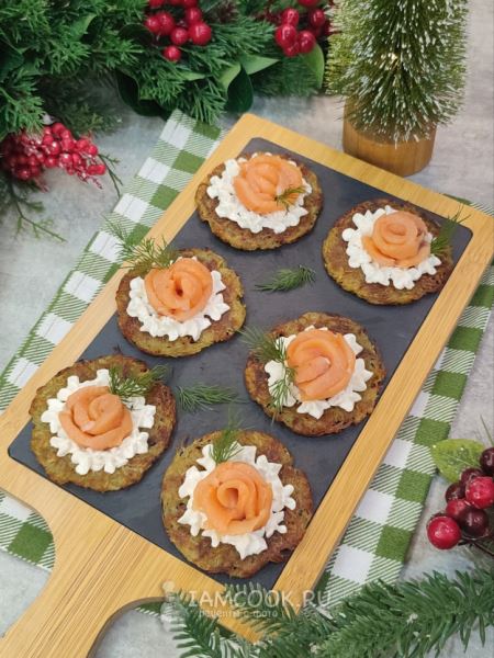 Закуска из красной рыбы с творожным сыром