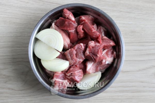Фарш с сушеными грибами