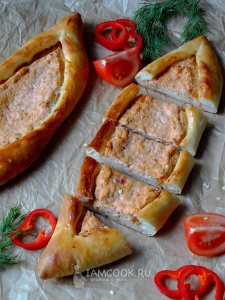 Пиде с курицей