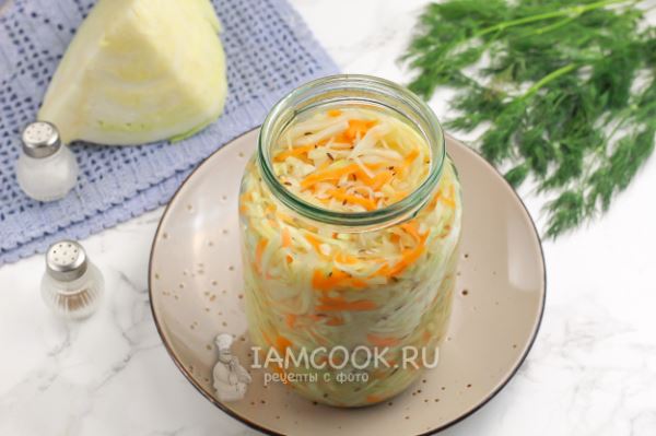 Квашеная капуста с тмином и морковью