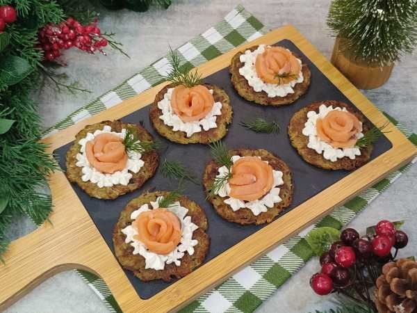 Закуска из красной рыбы с творожным сыром