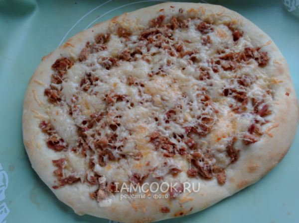 Лепешка с тунцом