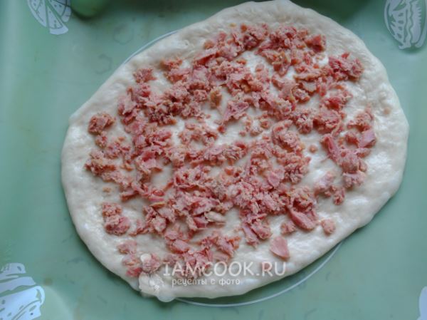 Лепешка с тунцом