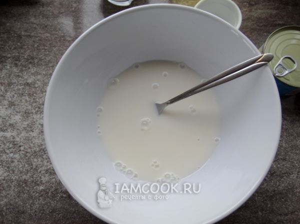 Лепешка с тунцом