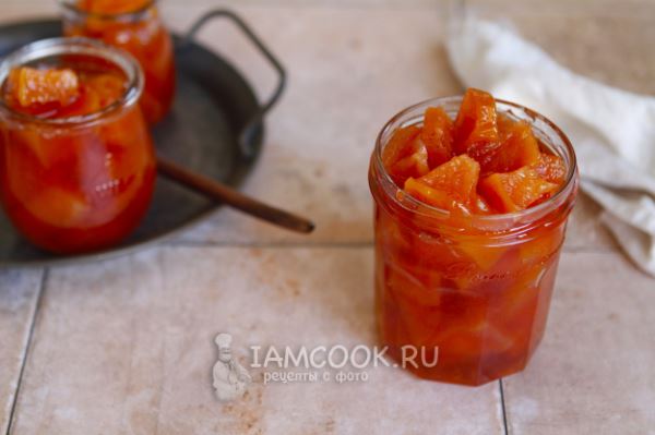 Варенье из айвы в духовке
