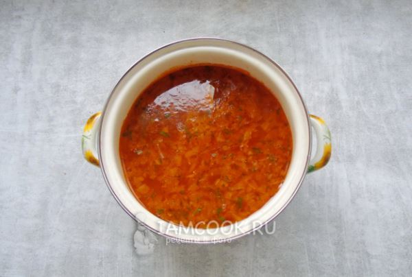 Харчо с солеными огурцами