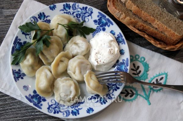 Фарш с сушеными грибами