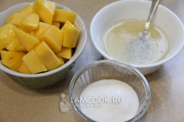 Желе из манго