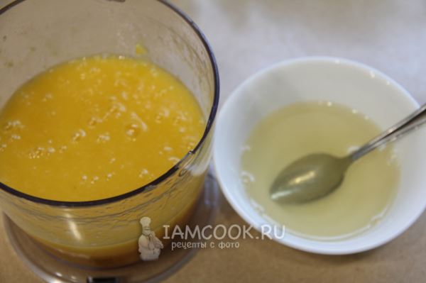 Желе из манго