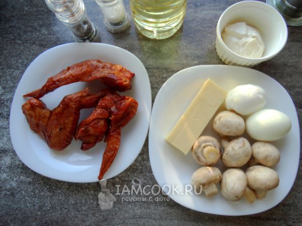 Салат «Ночь» с курицей
